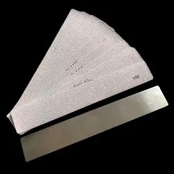 1 pc metal base with 10 pcs removalble pads durable nail file replacement high quality sandpaper pads rectangle shape nail file
