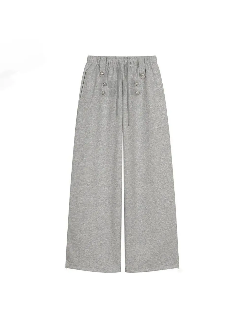 2026 New Autumn Korean Retro Niche Street Trend Double Row Button Loose Casual Versatile Pants Suitable For Both Men And Women