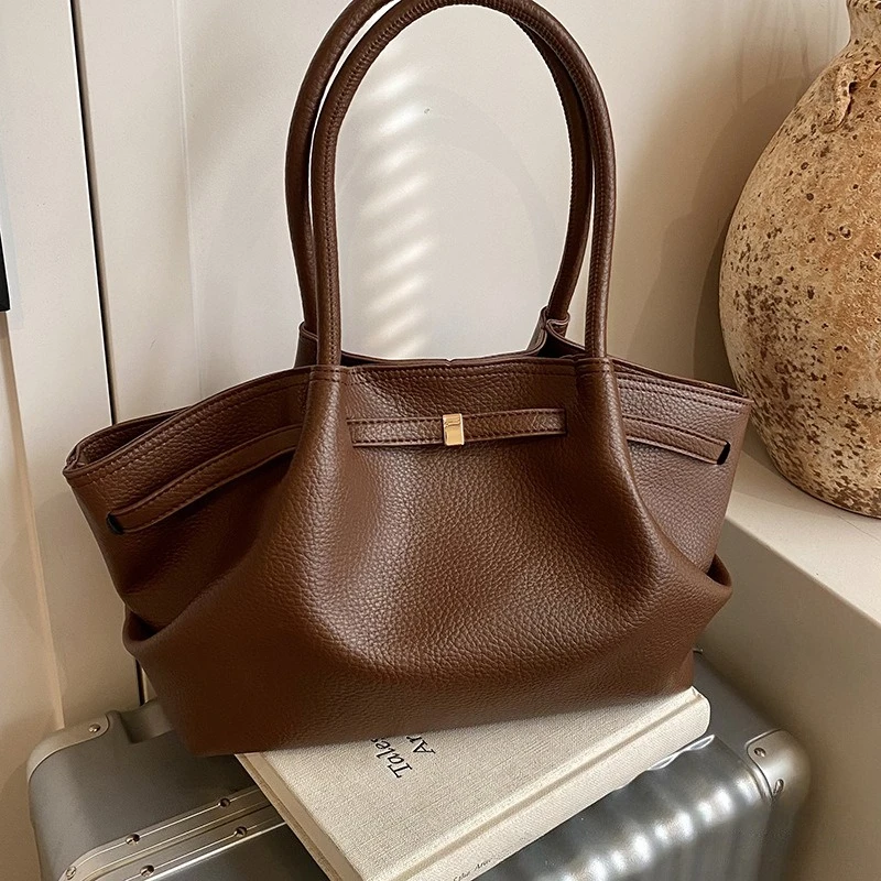 

Fashion Large Capacity Tote Bag for Autumn and Winter, Casual, Simple and Versatile Women's Handbag