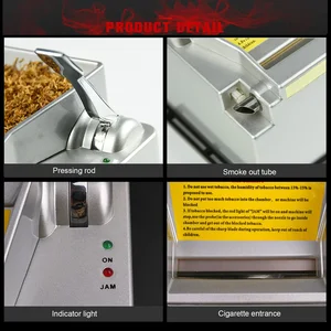 آلة لف السجائر الكهربائية JUSES'S، لف أوتوماتيكي، أسطوانة التبغ، صانع التغليف، ملحقات التدخين DIY، أنبوب 6.5، 8 مم أفضل 12 آلة بيع السجائر مبيعا - No8