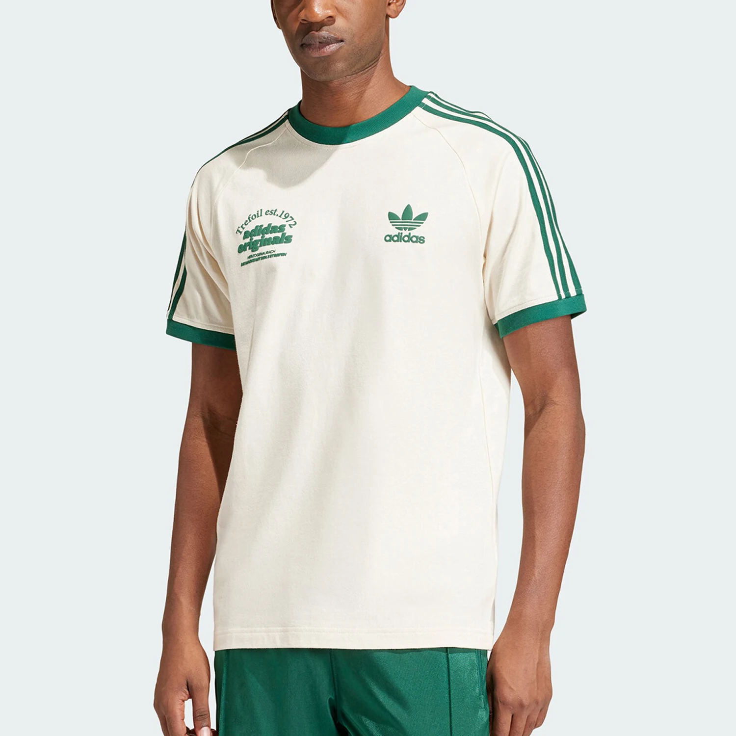 

Мужская спортивная футболка с коротким рукавом Adidas Originals Trefoil GRF TEE IU0217
