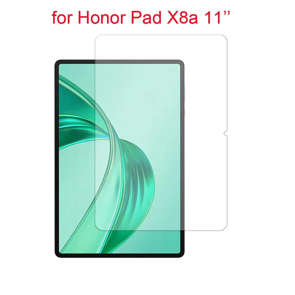 1PC Glass screen protector for Honor pad X8a 11'' 2024 anti-scratch tablet protective 9HD hardness film