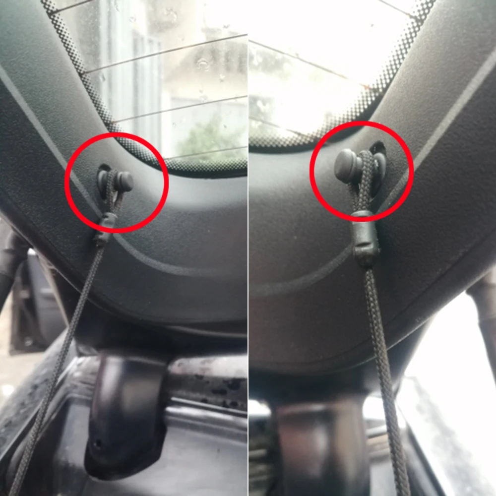 For Skoda Kamiq NW4 2019 2020 2021 Karoq NU7 Scala Car Rear Trunk Parcel Shelf String Clips Holder Pivot Hanger Accessories view 5