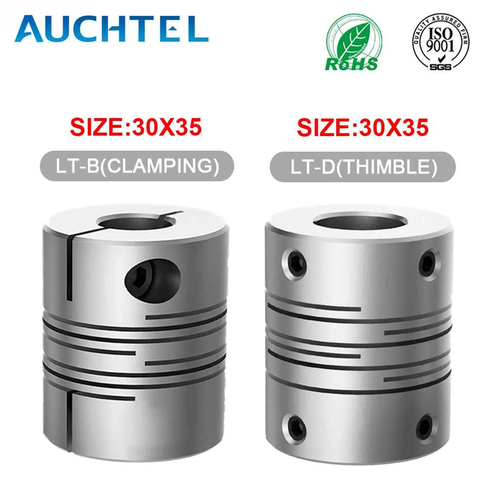 Parallel Line Coupling LT D30L35 Motor Flexible Shaft Coupler Aluminum Alloy Connection Encoder 3D Printer Groove Cardan