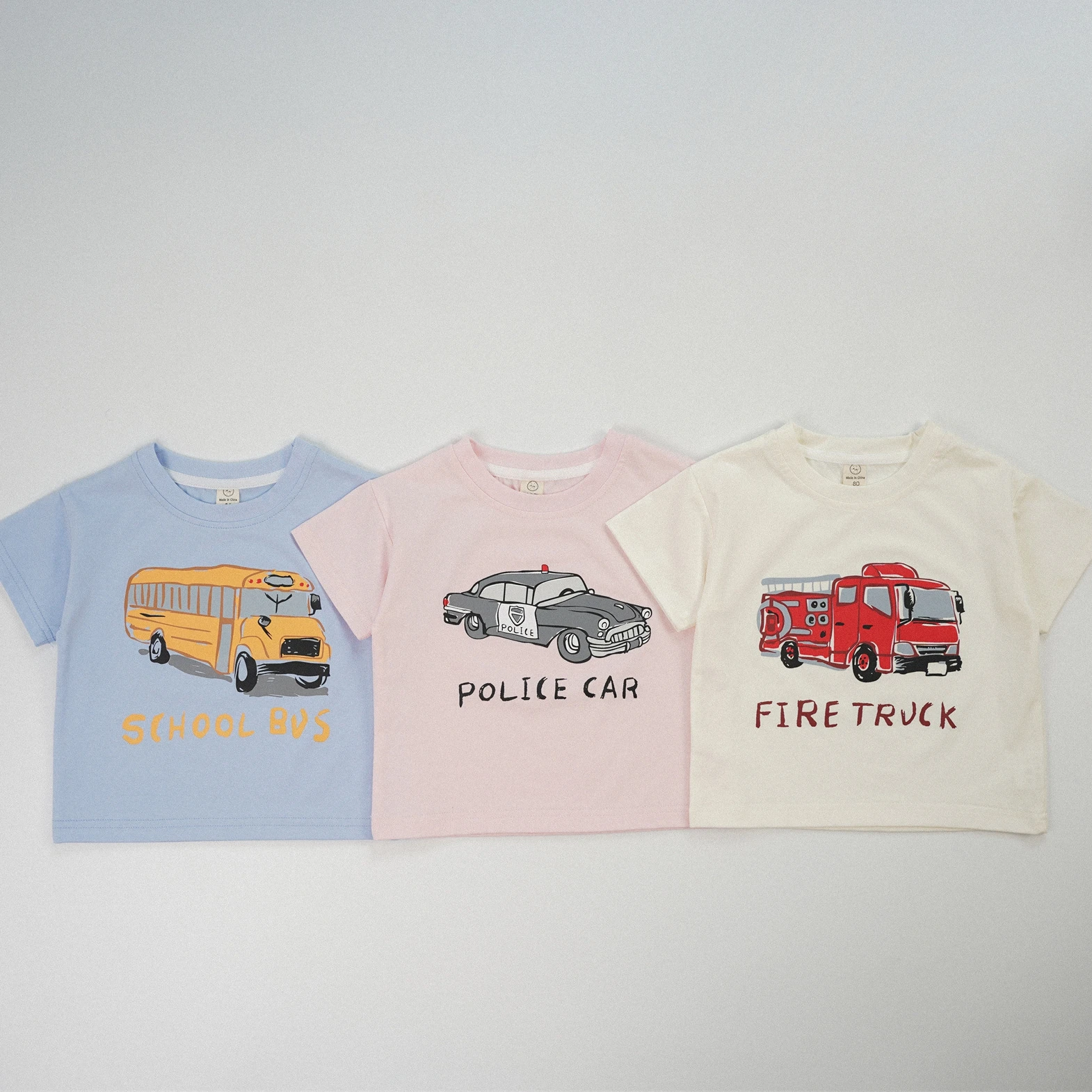 Summer Boy Clothes Short Sleeve Tees Tops Printed Car Fashion Kids T-shirt Popular Design Children O-neck Casual T Shirts 2025