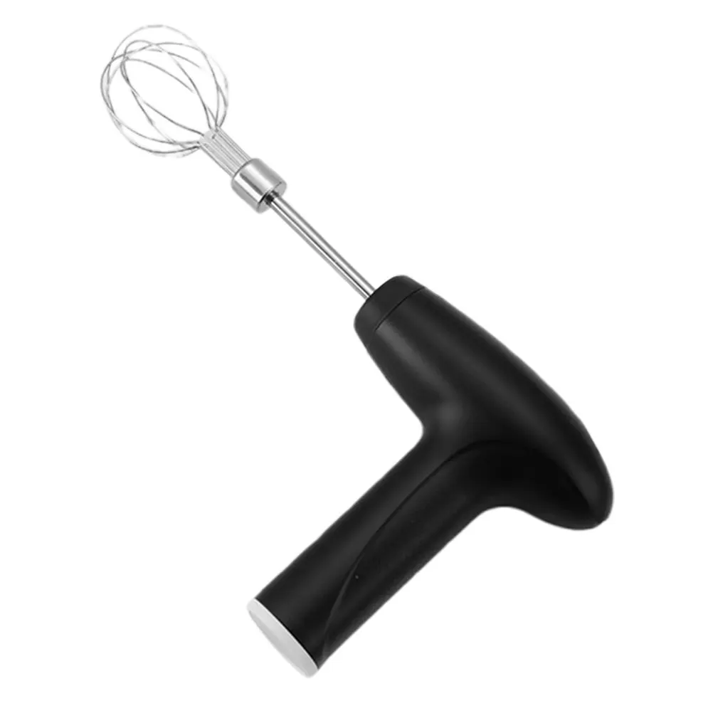 

Rechargeable Electric Stainless Steel Whisk Coffee Mixer Cappuccino Latte Hot Chocolate Black Portable Coffee Rechargeable Mixer