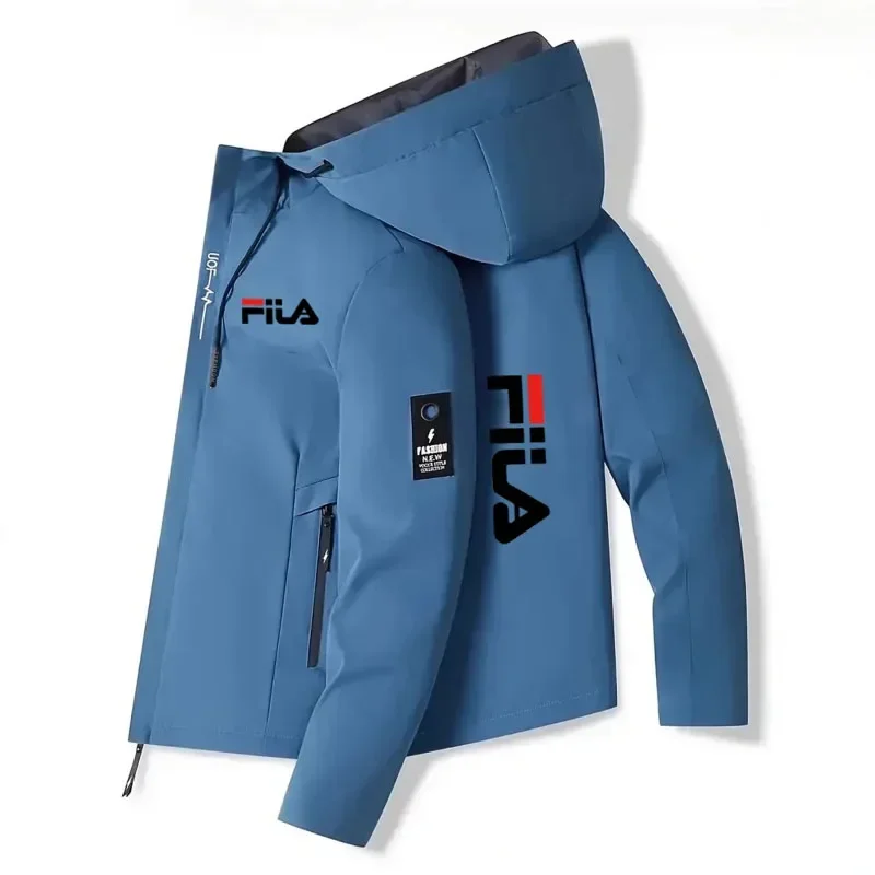 Spring and Autumn's New Men's Fashionable Casual Windproof and Sun-proof Zipper High-quality Hooded Outdoor Sports Jacketnew in