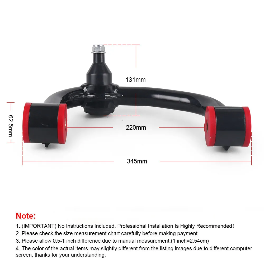 Front Upper 2-4 "Lift Control Arms Voor Ford F-150 4WD 2WD 2009-2022 Rechts & Links controle Arm