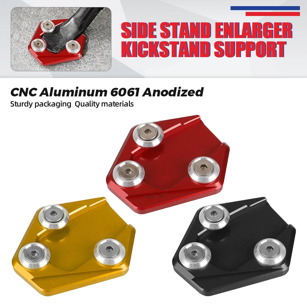 

For Honda MSX125 Side Stand Enlarge Plate Kickstand Extension Grom 125 MSX MONKEY 125 2013 2014 2015 2016 2017 2018 2019 - 2023