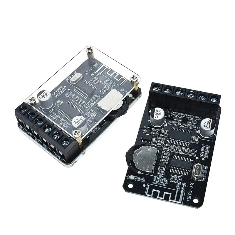 

Stereo Bluetooth Power Amplifier Board 10W/15W/20W/30W/40W 12V/24V High Power Digital Amplifier Module XY-P15W