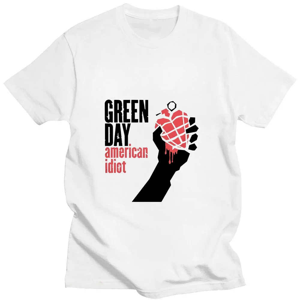 Green Day Saviors Band T Shirts Unisex Summer O-neck Tee-shirt Graphic Printing Hip Hop Singer Tshirt Sudaderas Retro Clothing