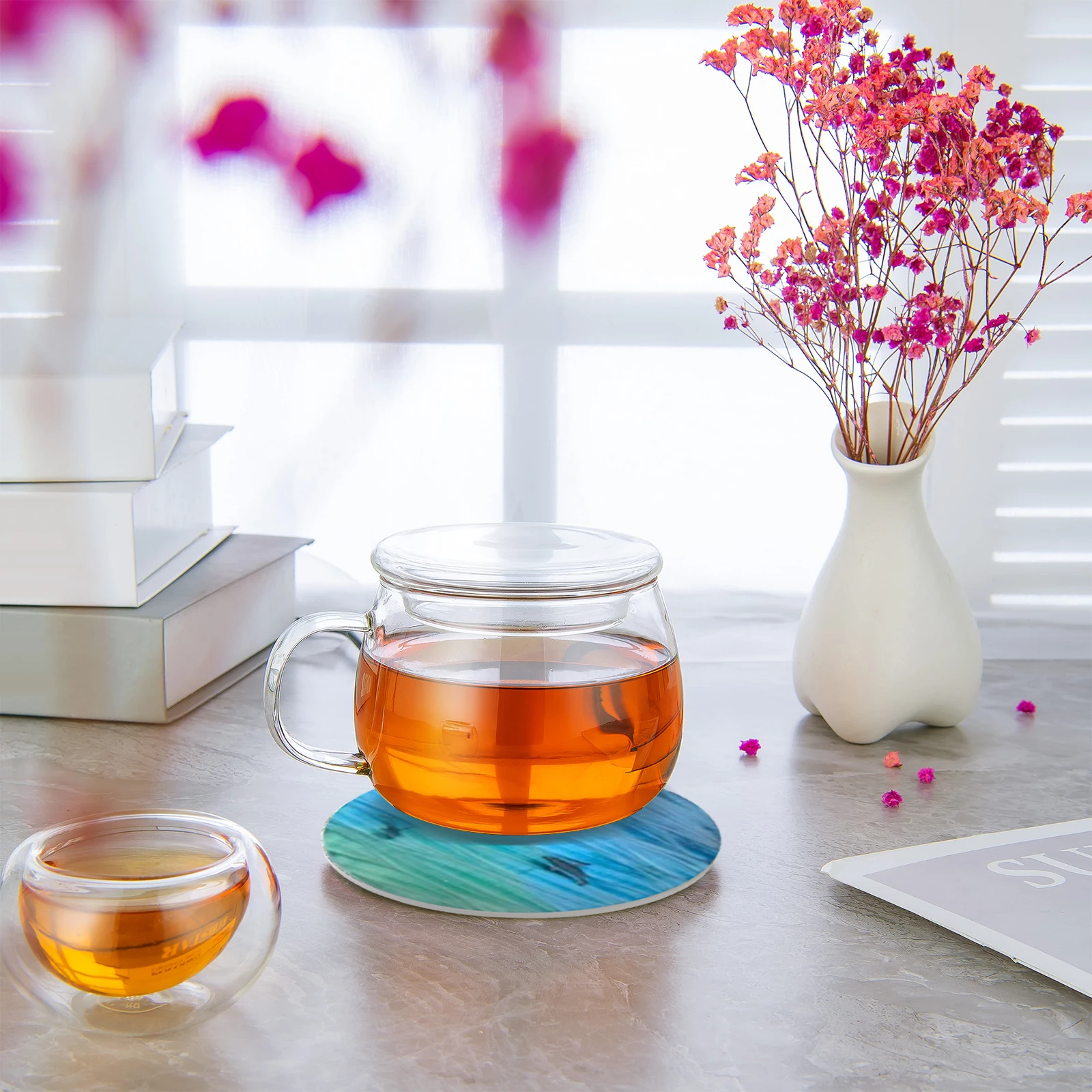 

1 Set Silicone Coaster Diy Cup Mat Making Tool Resin Epoxy Crafts Reusable For Family Friends Co-Workers Gift Funny Handmade