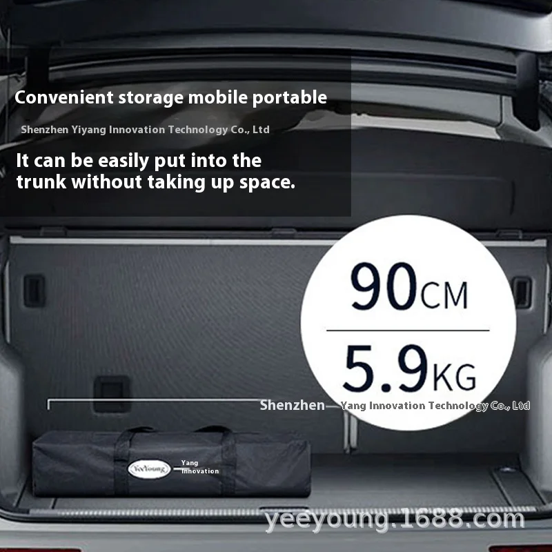 Wysokiej jakości przenośny, składany pokrowiec samochodowy chroniący przed śniegiem, gradem, deszczem i słońcem, skuteczna ochrona przed słońcem.