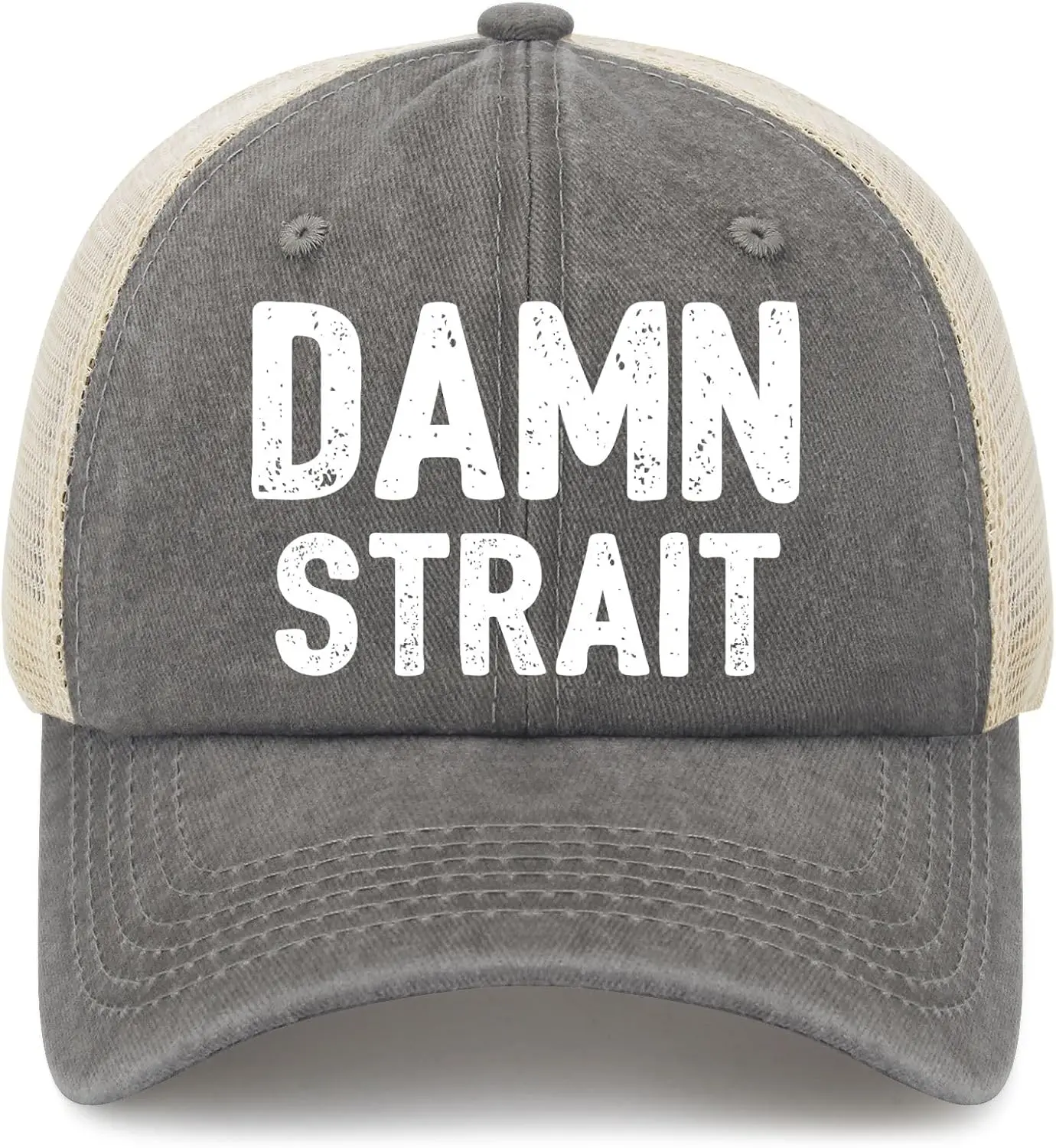 

Damn Strait Hat Funny Trucker Hats Men Dad Hat Funny Birthday Gifts