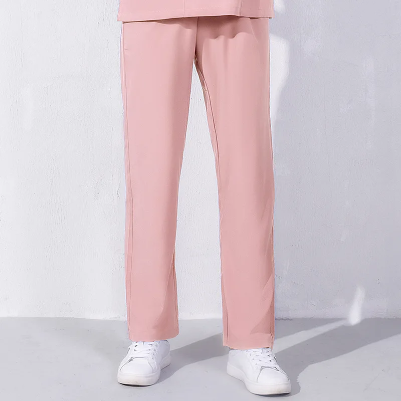 

Nurse pants for women for all seasons white loose medical work pants pink blue doctor white pants for men large size elastic