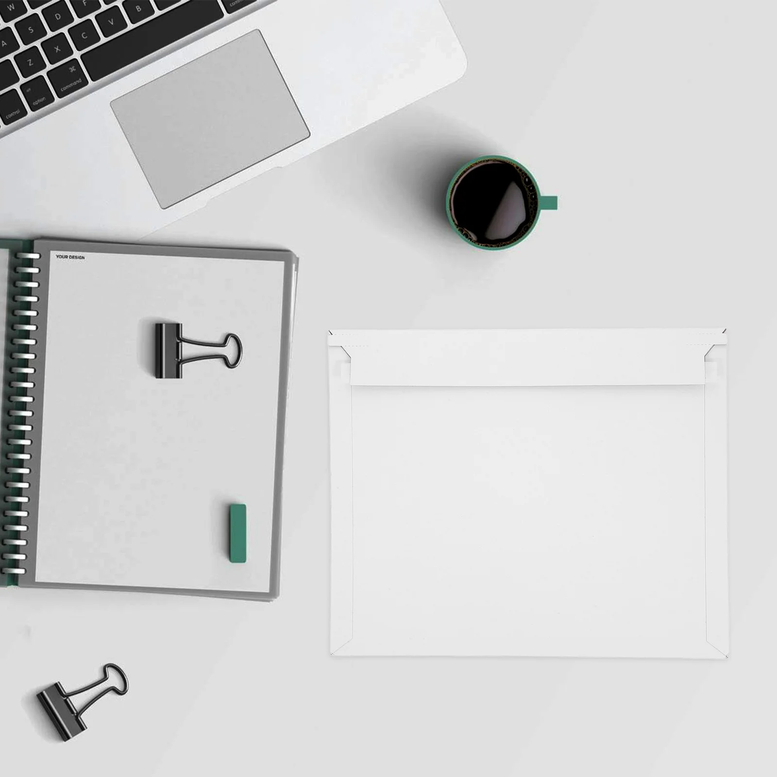 20 stuks platte stijve mailers voor kunstprints en belangrijke documenten met openingsdocument mailers