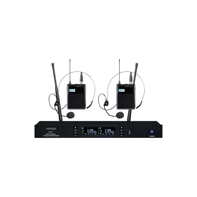 H8402 Professional One To Two Wireless Conference Microphone Handheld Waist Pack