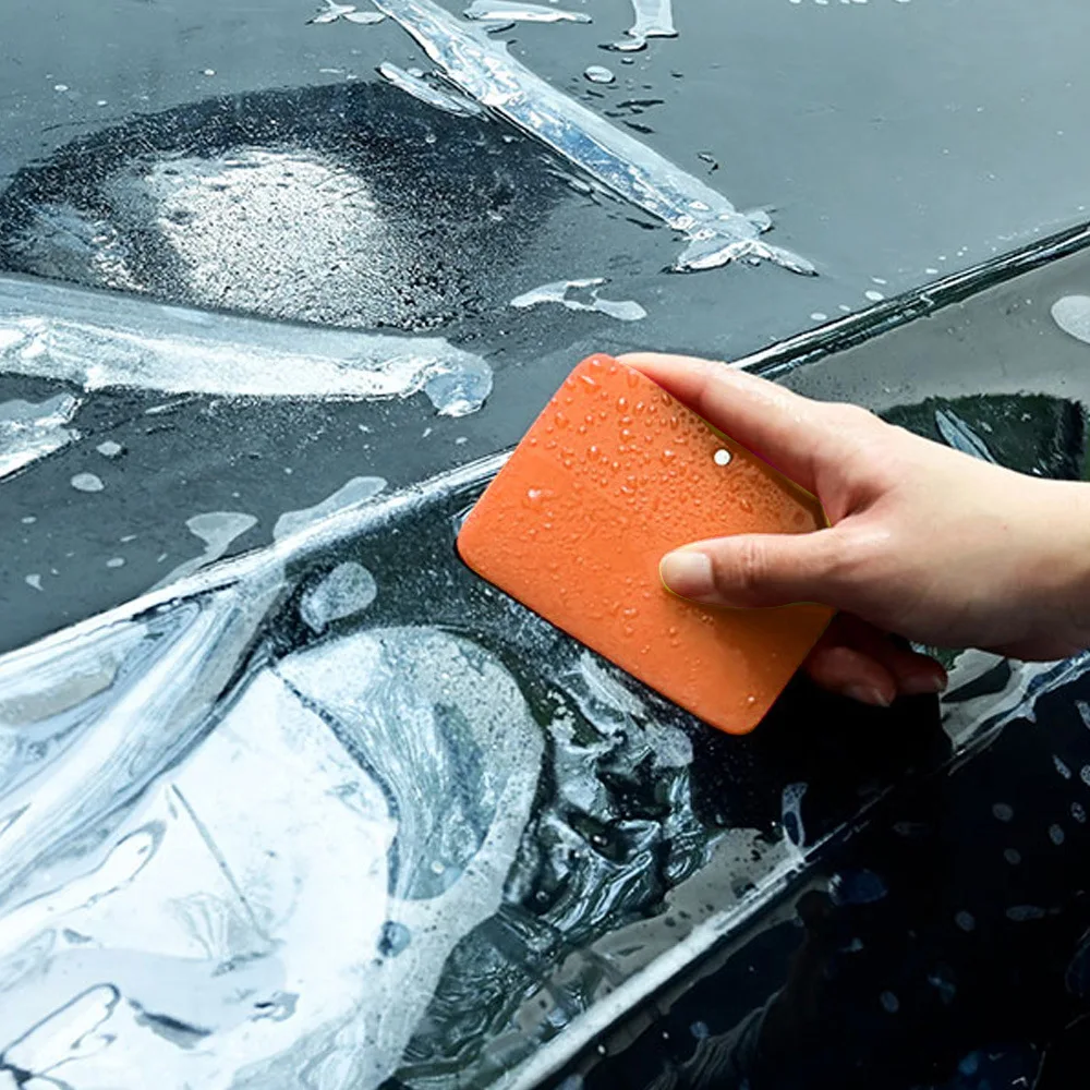 Magnetic Car Wrap Tool Kit with 5 Piece Vinyl Film Scrapers, TPU Squeegee Set for Window Tint and PPF Installation, Anti Slip
