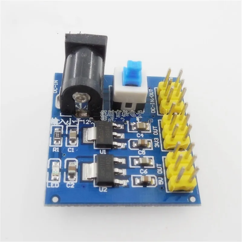 DC-DC 12V to 3.3V 5V Power Module  Multiple Output Voltage Conversion