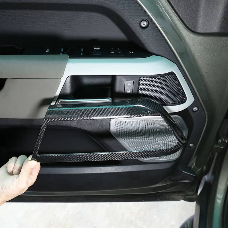 

Для Land Rover Defender 110 20-2022 Edition, внутренняя ручка двери, рамка, внутренняя отделка, аксессуары, защита чаши внутренней двери