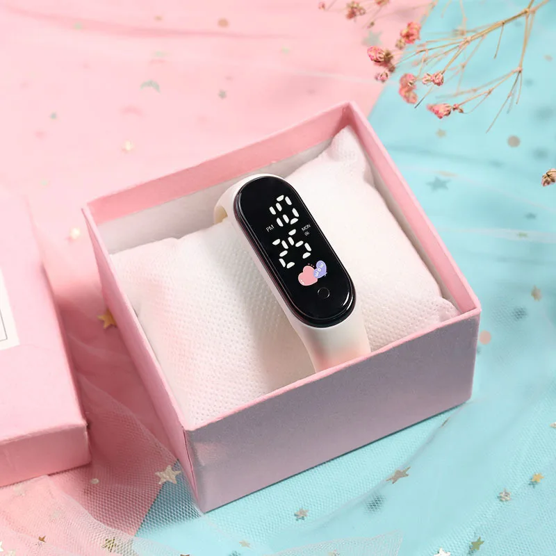 Fashion Children Luminous Watches Birthday Gift Child Boy Girl Sports LED Digital Cartoon Kids Waterproof Wristwatch Reloj Niño