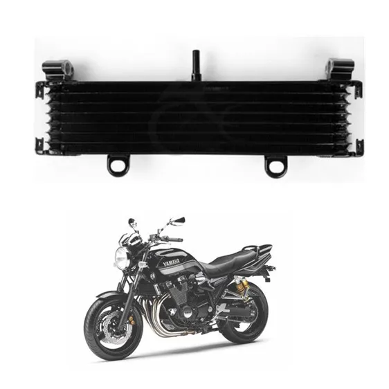 

Motorcycle Parts Accessories Aluminum Replacement Oil Cooler Radiator For Yamaha XJR1300 1999-2013