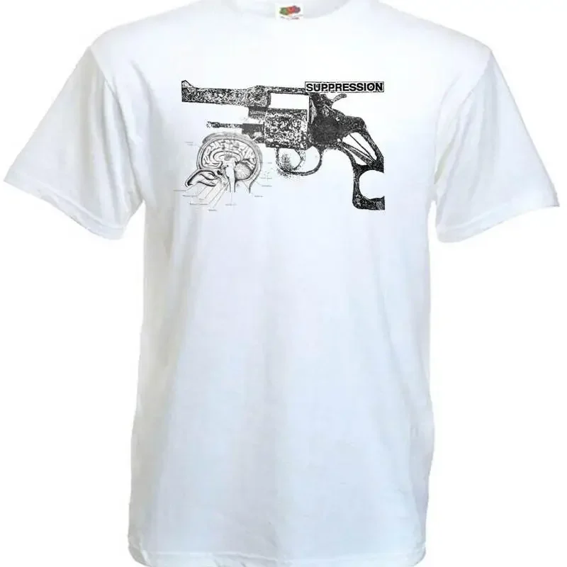

Футболка Suppression v10 в стиле хардкор-панк, белая, все размеры S 5XL