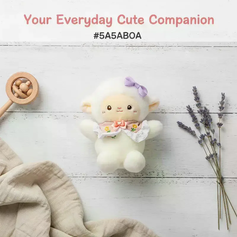 Soft Plush Sheep Keychain Cute Fluffy Appearance Bag Pendant Sturdy Key Accessory for Handbag Decor Holiday Gifts