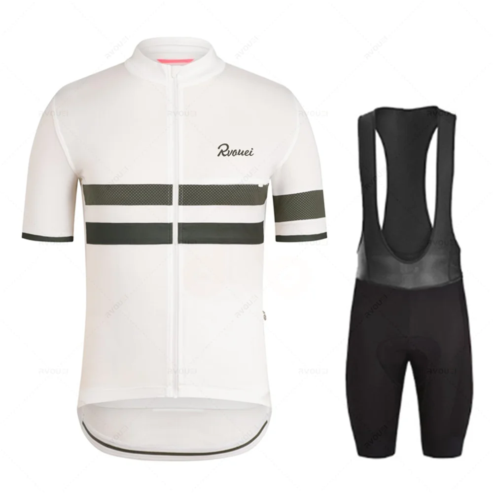 Rvouei 2023 New Cycling Clothing Road Bike Wear Racing Clothes Quick Dry Men's Bicycle Jersey Set Ropa Ciclismo Maillot Hombre