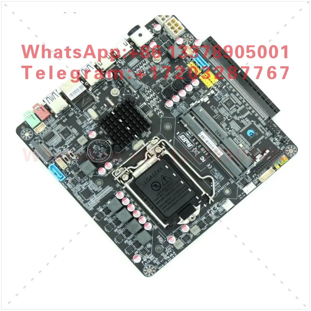 H510 Side Insertion Graphics Card Thin ITX Motherboard All in One Computer 10th and 11th Generation CPU Desktop