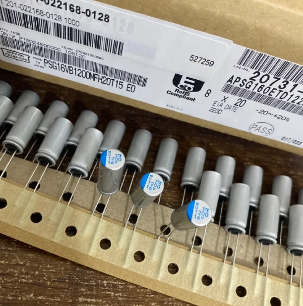 

10 шт./лот NIPPON PSG 16V1200UF 8X20 мм материнская плата твердый полимерный конденсатор 1200 мкФ 16 В CHEMI-CON APSG16ETD122M бесплатная доставка