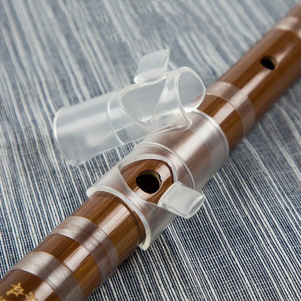

2 Pcs Flute Blower Parts Beginners Accessories Large Tone Aid Nylon Shaping Mouth