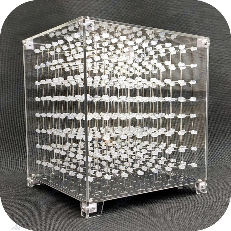 

3Db8 Light Cube DIY Kit, Color 8X8X8LED Microcontroller Electronics