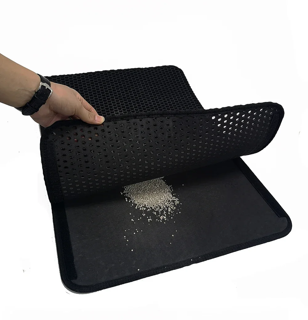 

Double Layer Easy clearing EVA Cat litter Mat