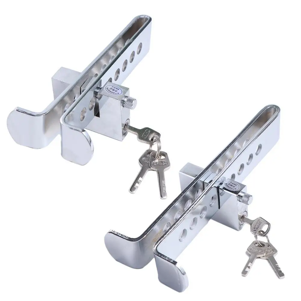 

Stainless Steel Auto Car Brake Clutch Pedal Lock Security Anti Theft Security Anti-Theft Pedal Lock Adjustable Clutch Lock