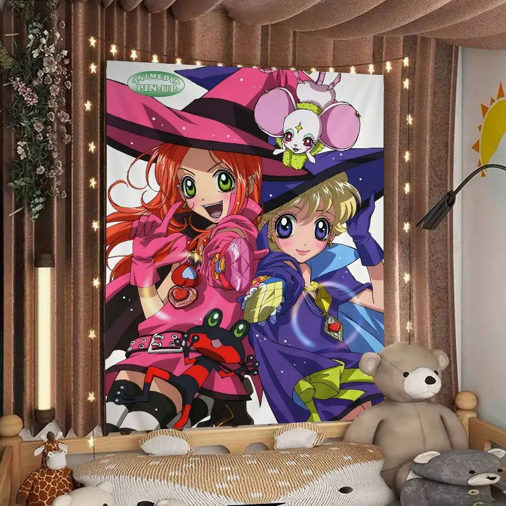 Anime Sugar Sugar Rune Bunter Wandteppich Kunstdruck Japanischer Wandteppich Anime Wandbehang Home Decor