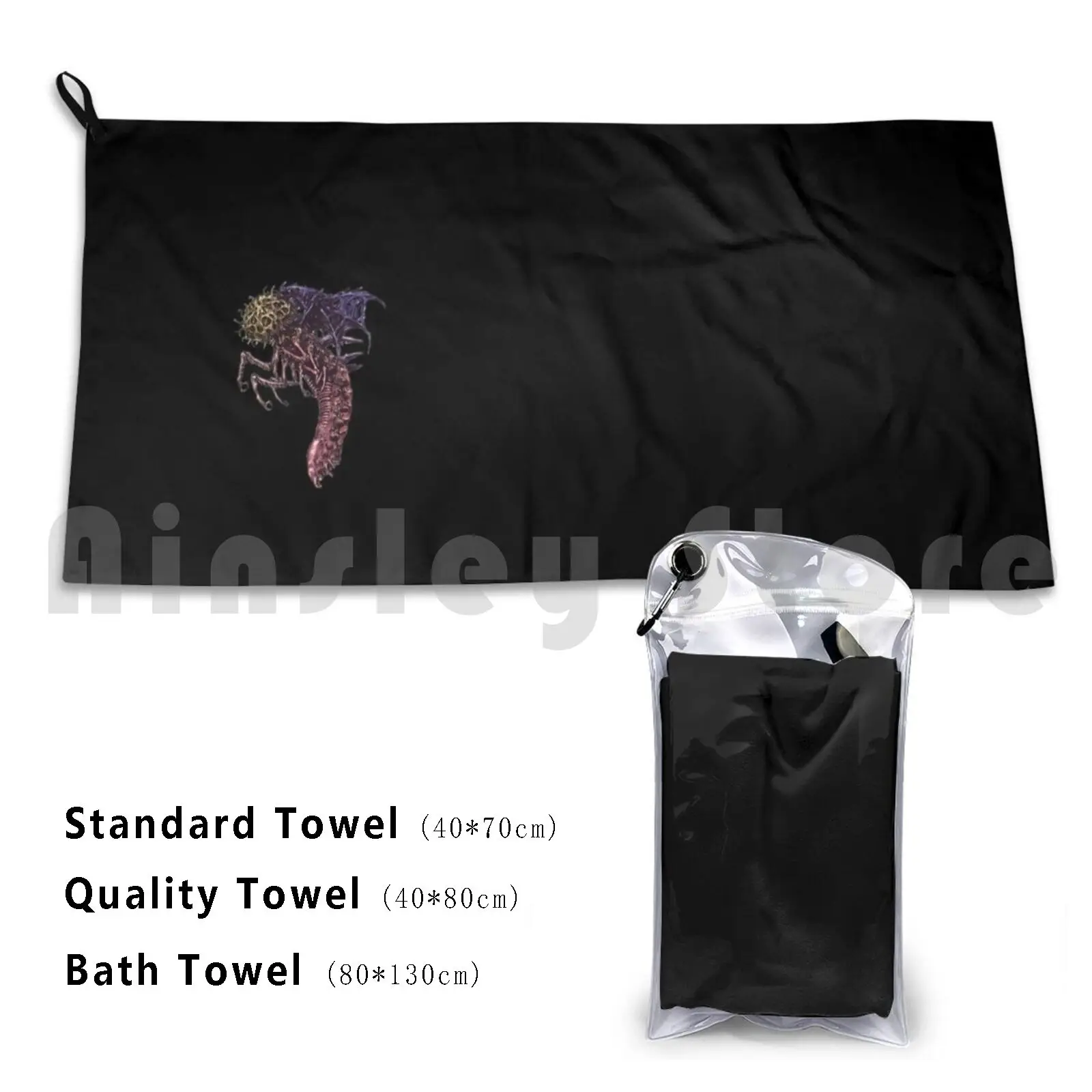 Mi=go Colour Bath Towel Beach Cushion Cthulhu Mi Go