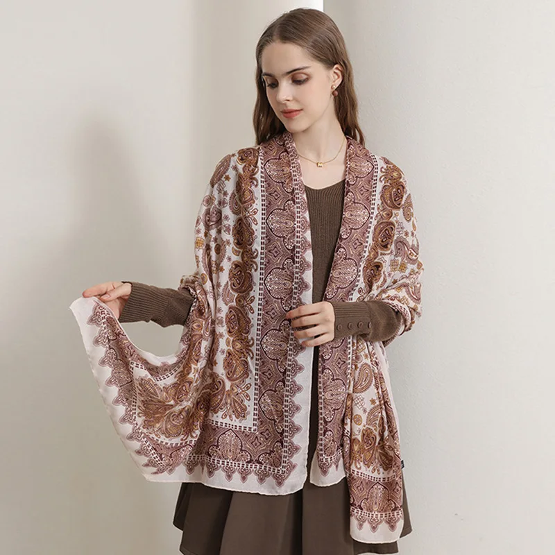 

85-180cm Summer Beach Women Pareo Silk Scarf Luxury Beach Hijab Female Bandanna Travel Outfits Shawl Wrap Muffler Sun Protection