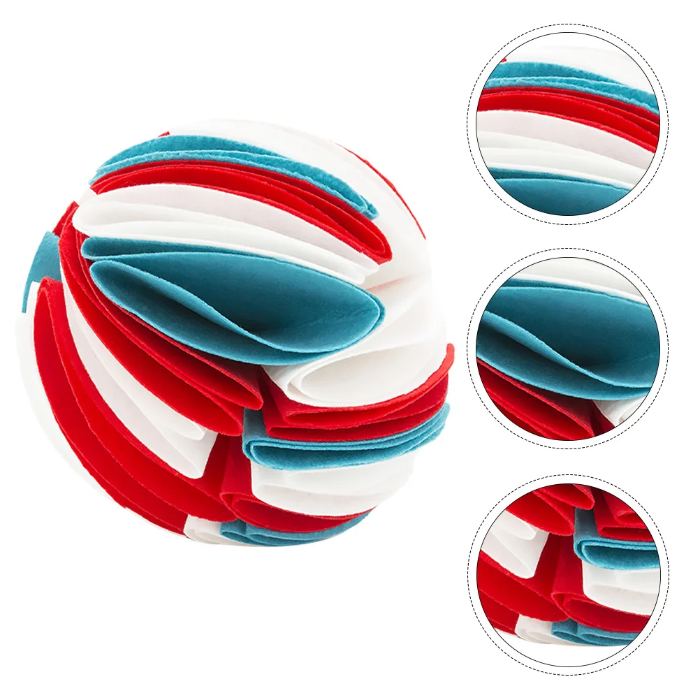 

Pet Snuffle Ball Dog Chew Toy Felt Molar Slow Feeder Food Leakage Teeth Cleaning Bite Resistant Durable Reusable for Dogs