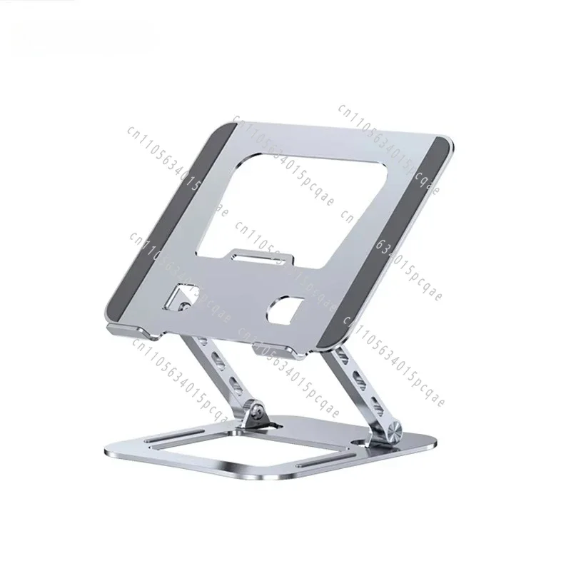 Carbon Steel Laptop Stand, Double-Axis Adjustable Folding Anti-Shake Bracket for Gaming and Office Use, 10 kg Load