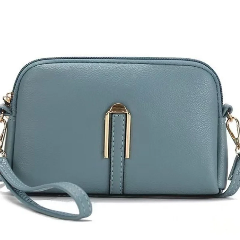 

New Fashion Solid Color Women's Crossbody Bag Authentic Soft Leather Women Shoulder Bags Luxury Female Handbag Wallet Sac