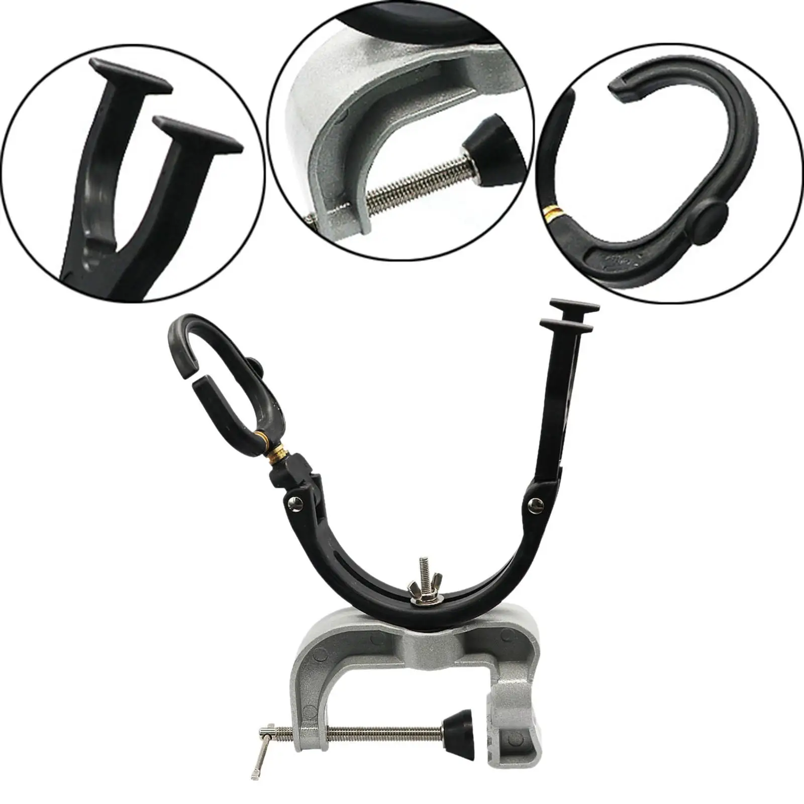 Fishing Rod Stand Detachable Portable Lightweight Anti Slip Versatile Fish Pole Holder Fishing Gear for Bridge Raft Boat Outdoor