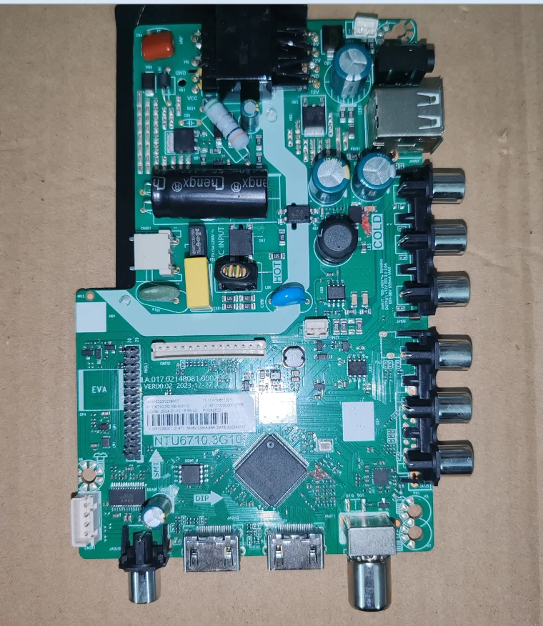 

NTU6710.3G109 Three in one TV motherboard, physical photo, tested for 56--68V 330ma 48w