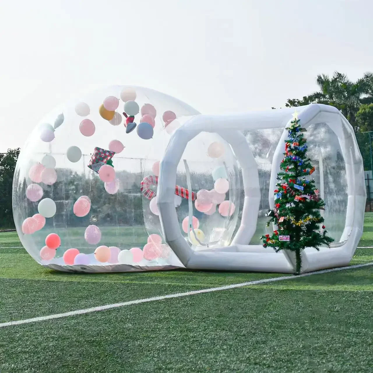 3M/10FT Transparent Inflatable Bubble Balloon HouseCastleChildrenBirthday Gift Wedding Party Photography Background Event Rental