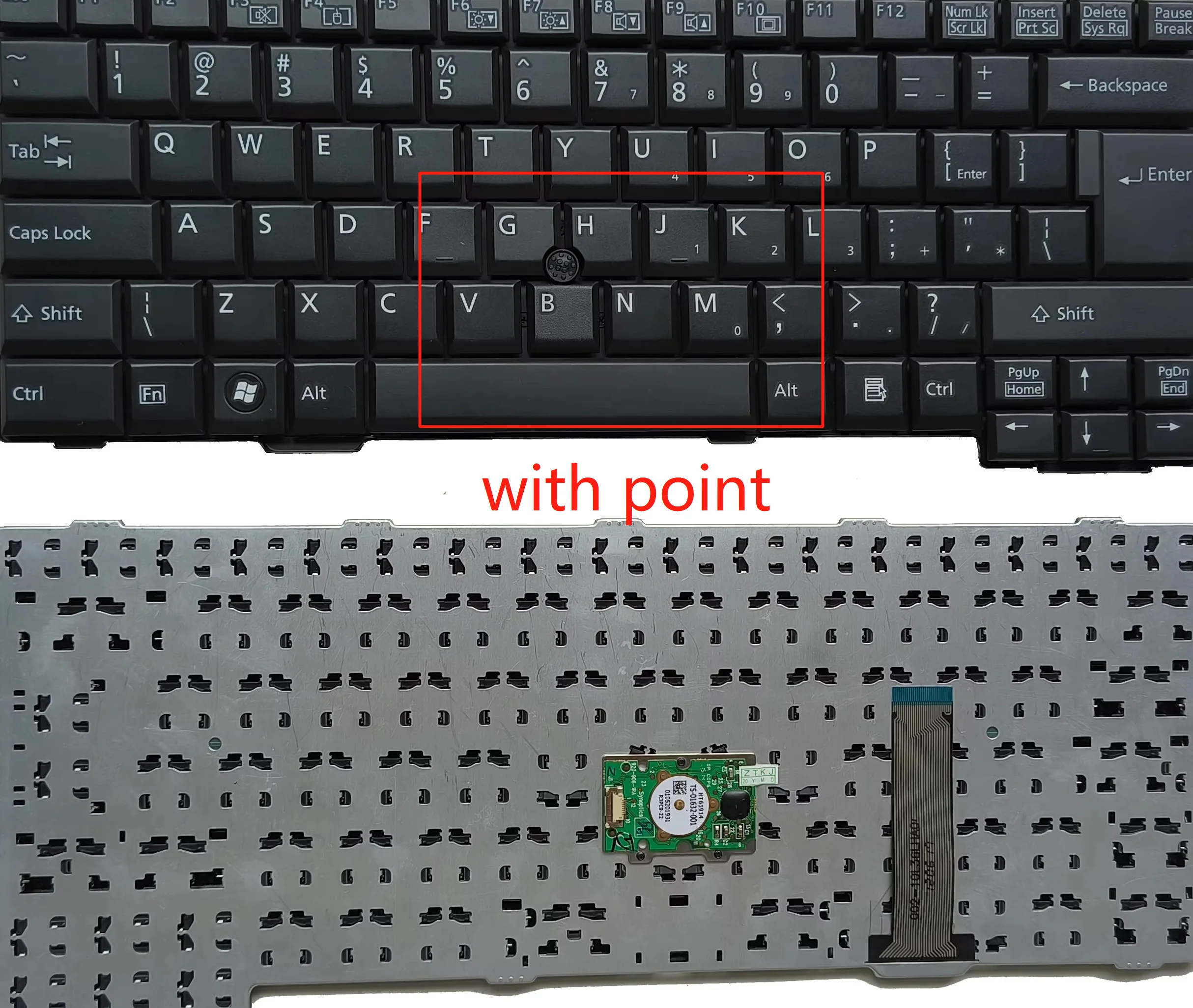 New For Fujitsu S760 E751 S761 E752 S751 S752 US Keyboard Black