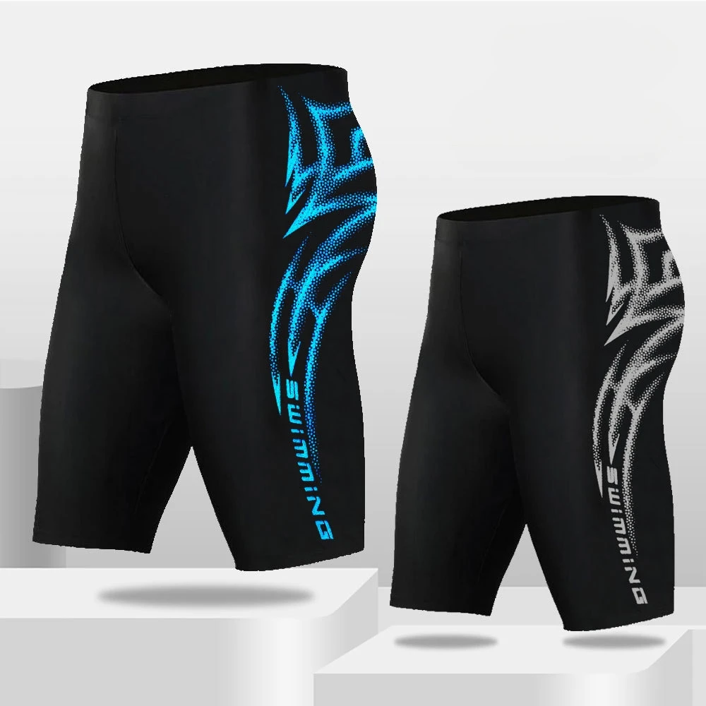 

Swimwear Men's Beachwear Five-point Shorts Digital Print Quick-drying Hot Spring Swim Trunks Sports Swimming Racing Equipment