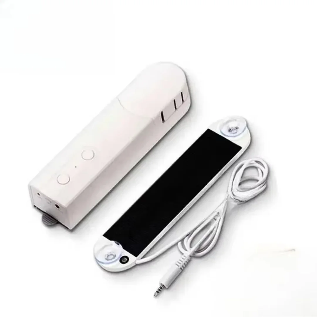 Electrical Curtain Motor With Tuya Chip Zigbee Solar Panel Tuya Smart Home AM43 Blind Curtain Chain Motor