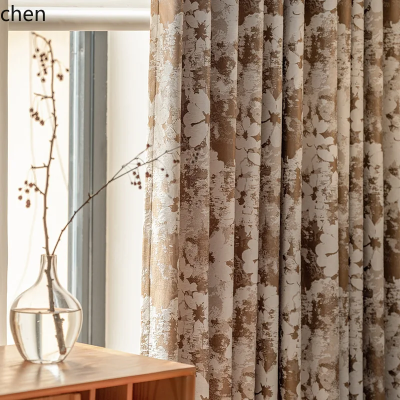 

ZML Custom Curtains New Model Bedroom Blackout Living Room Light Luxury High-end Feel