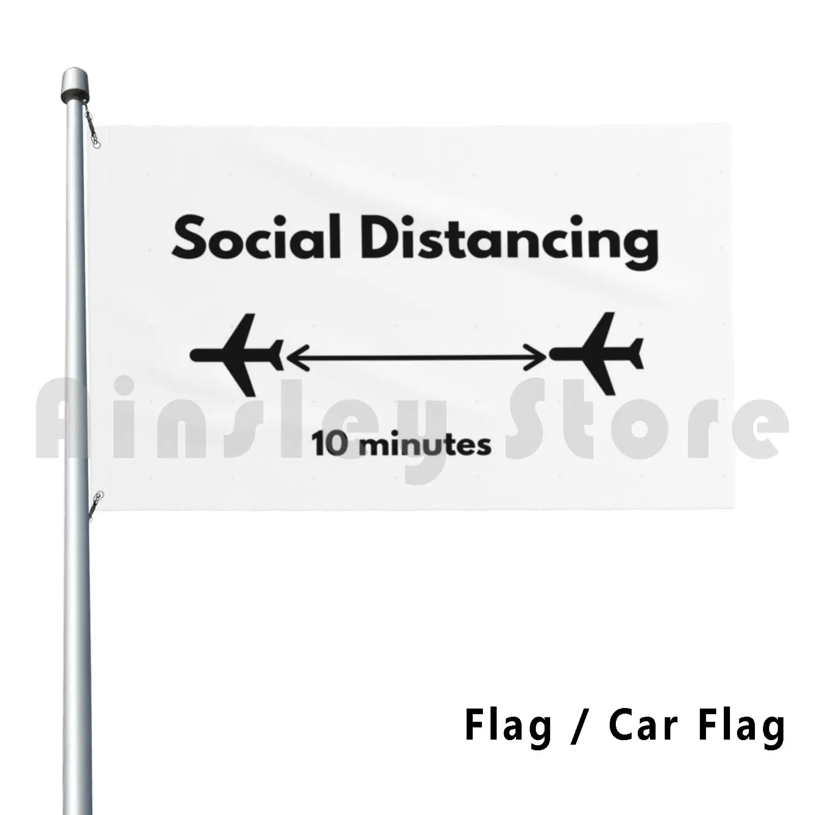 My Kind Of Social Distancing-Airplanes Flying Outdoor Decor Flag Car Flag 339 Aviation Airplane Airplane Plane
