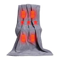 Heated Blanket 59x33.5 Inch Fast Heating Heated Blanket Poncho Wrap Adjustable Electric Lap Blanket Throw Breathable Wearable